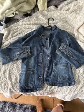 Arizona Jean Company Dark Blue Denim Jean Jacket